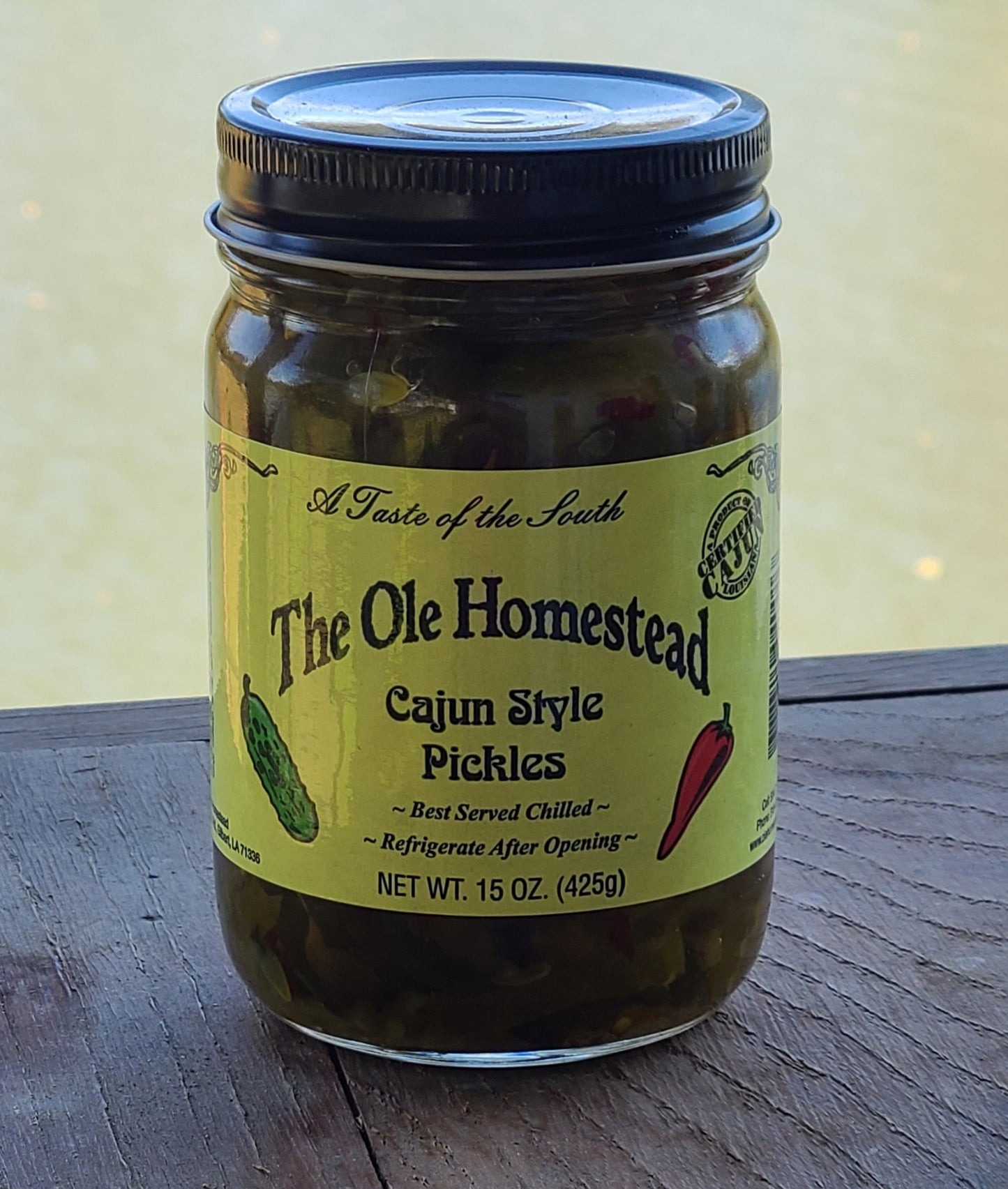 Cajun Style Pickles (Sweet & Hot)